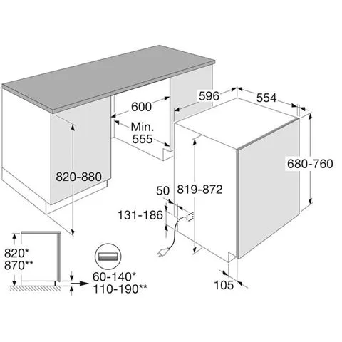 Atag DW7213MA volledig geïntegreerd - Afbeelding 3