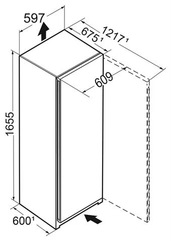 LIEBHERR FNe5006, 238 liter, 165 cm hoog - Afbeelding 4