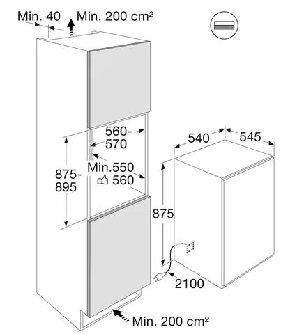 Pelgrim PKD28088 koeler nis 88cm. - Afbeelding 4